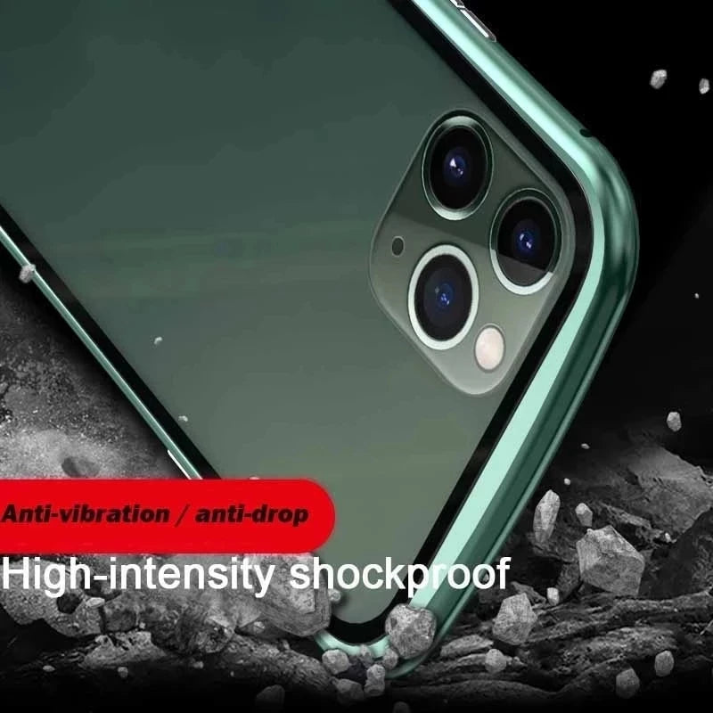 Coque de téléphone magnétique protection à 360° pour IPhone SOREBRAIN