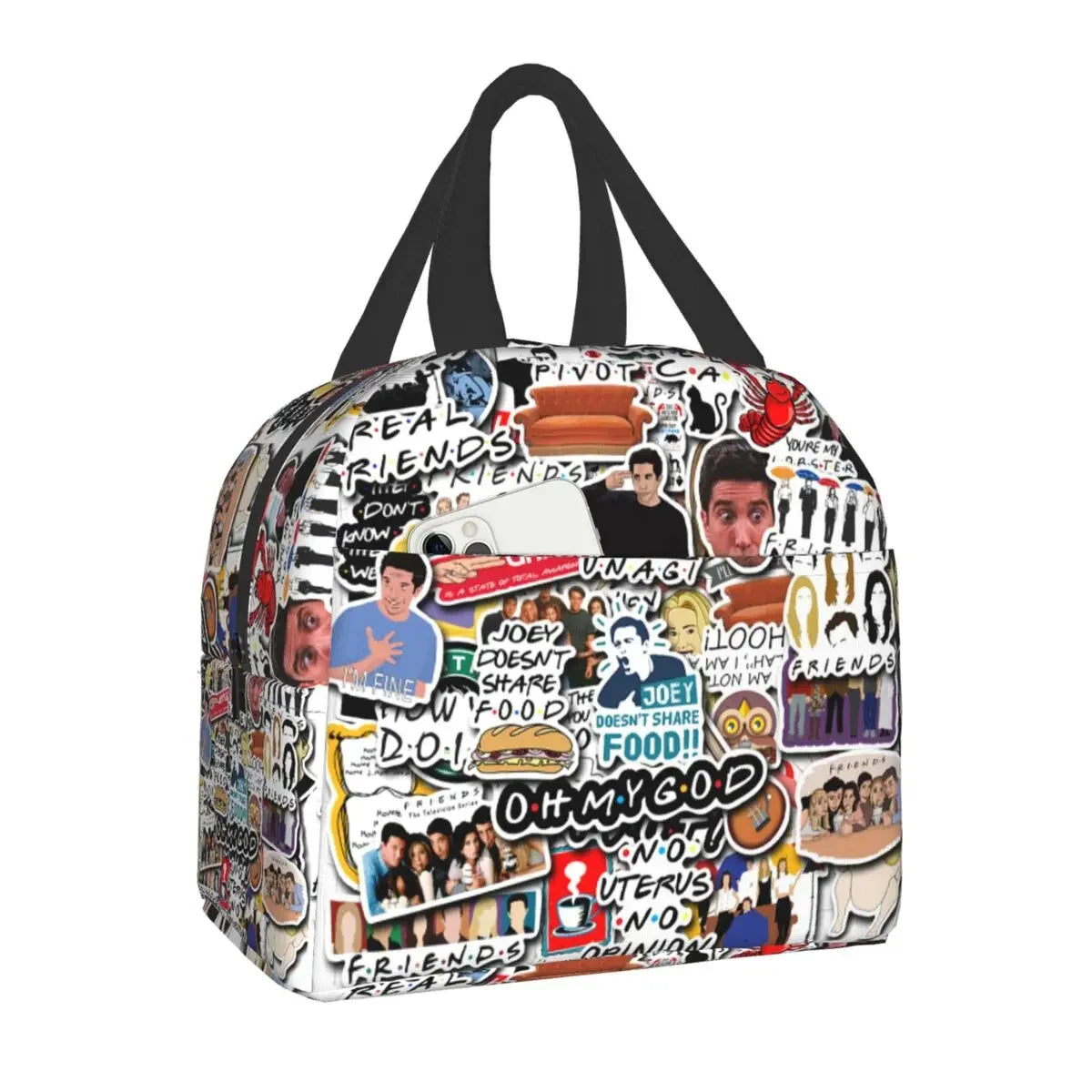 Sac à déjeuner isotherme avec motif de Central Perk Friends SOREBRAIN