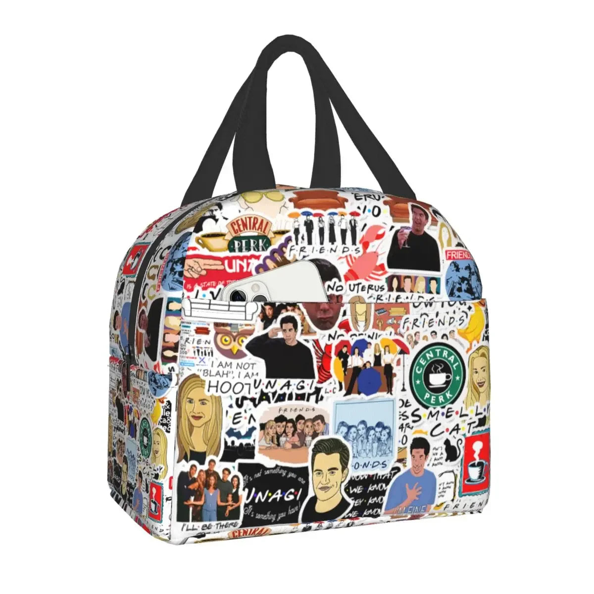 Sac à déjeuner isotherme avec motif de Central Perk Friends SOREBRAIN