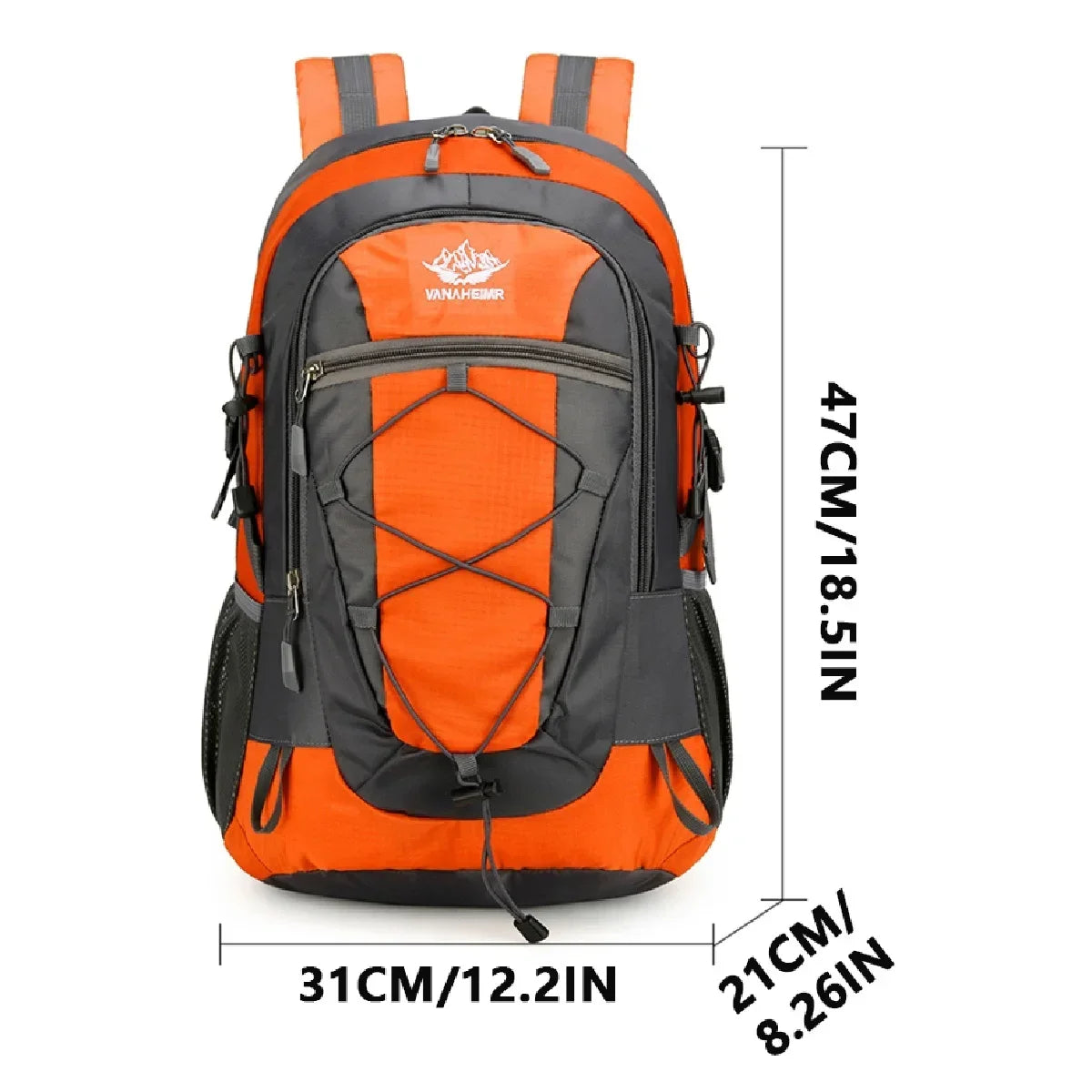 35L tactical mountaineering bag, large capacity outdoor travel bag, waterproof reflective backpack SOREBRAIN