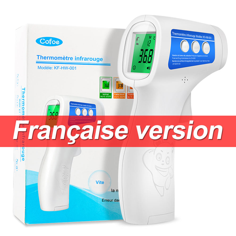 Thermomètre médical infrarouge frontal sans contact - PROMOTION -25% SOREBRAIN