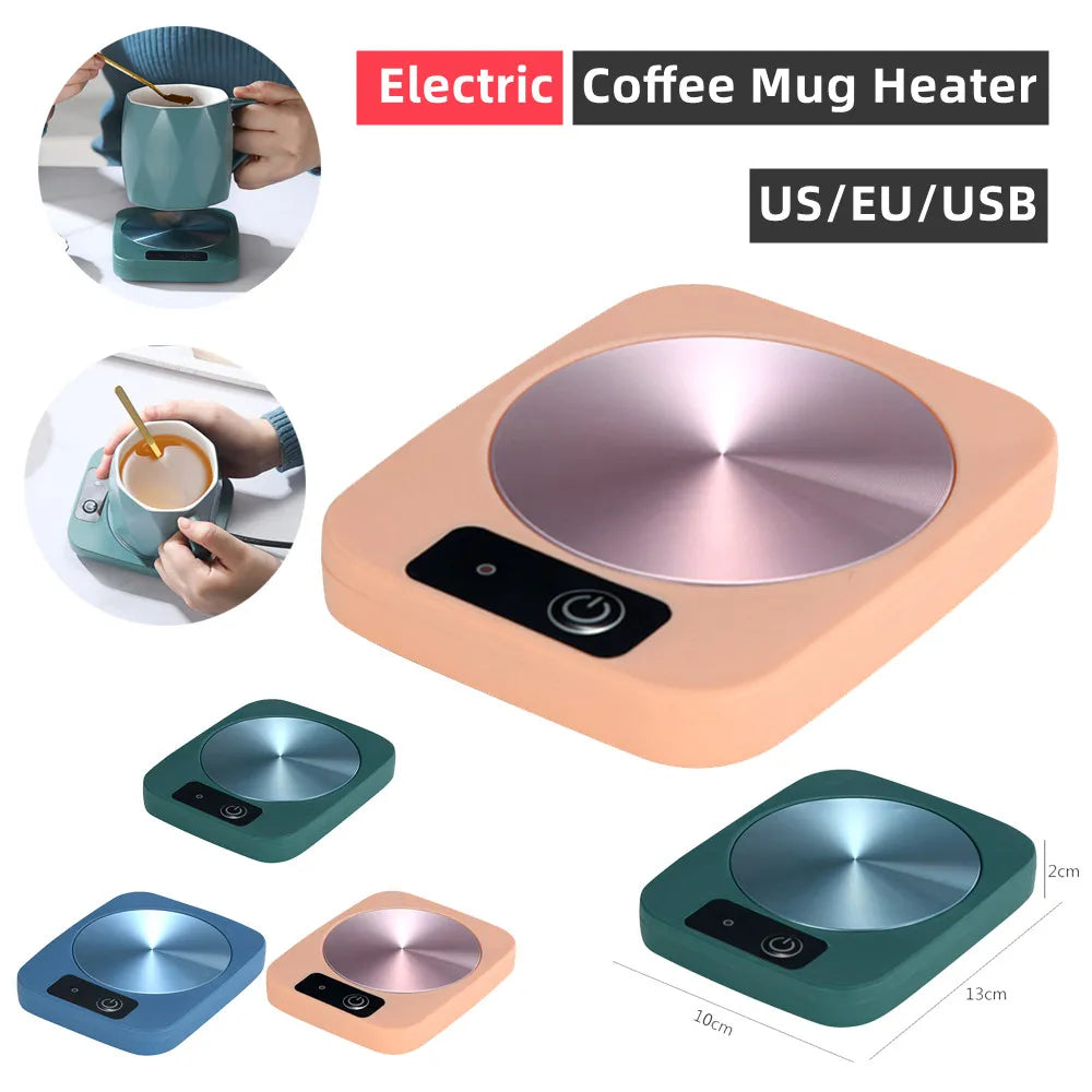 Chauffe-tasse électrique Usb, chauffe-tasse à café, tapis chaud, dessous de verre à température constante, pour la maison et le bureau PROMOTION -25% SOREBRAIN