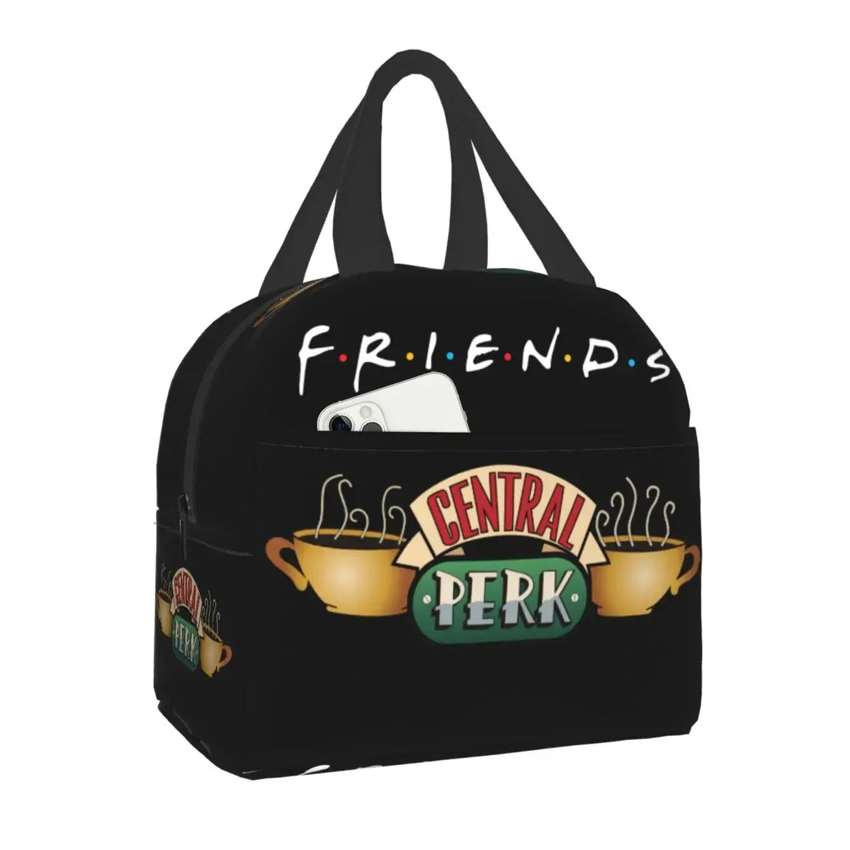 Sac à déjeuner isotherme avec motif de Central Perk Friends SOREBRAIN