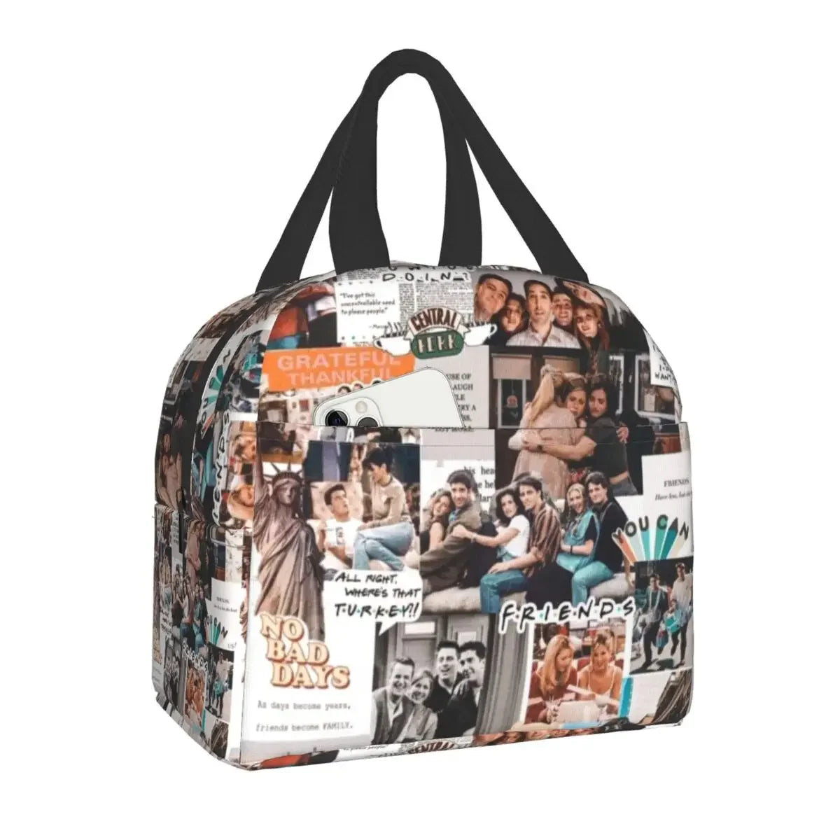 Sac à déjeuner isotherme avec motif de Central Perk Friends SOREBRAIN