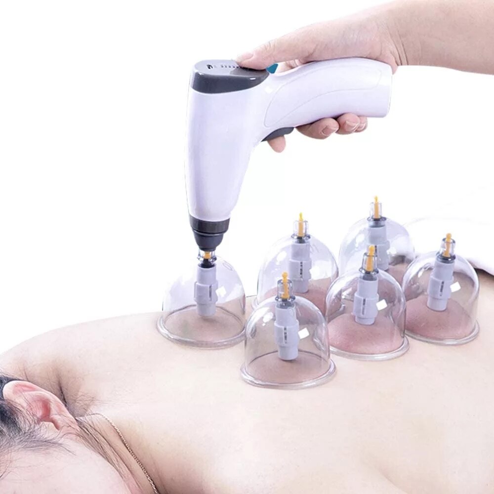 Malette avec pistolet électrique de cupping avec ventouses et embout en silicone PROMOTION -15% SOREBRAIN