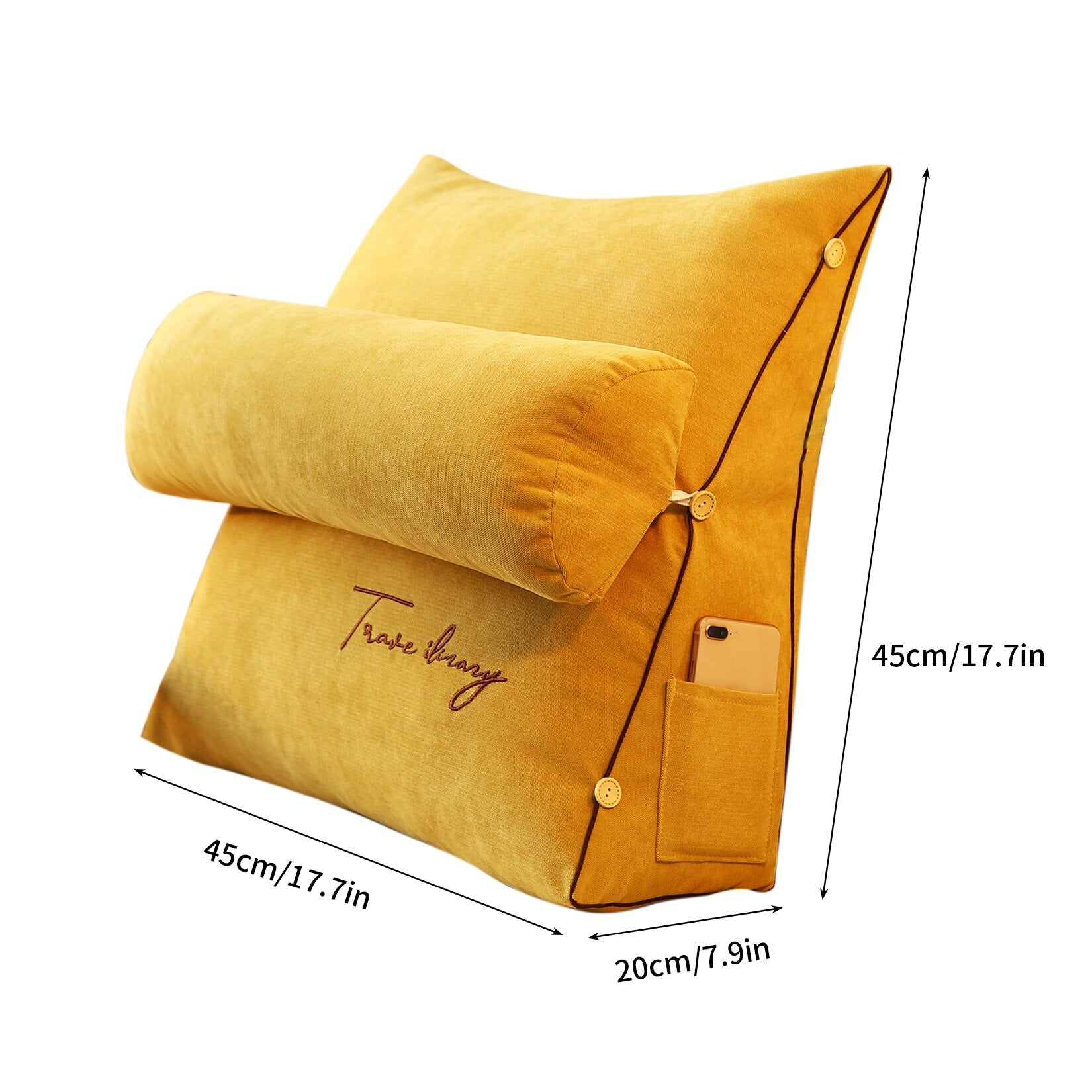 Coussin cale triangle confortable et doux - PROMOTION -30 % SOREBRAIN