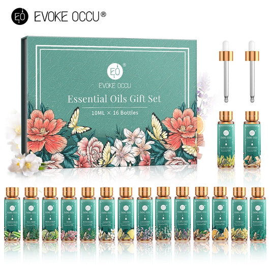 Coffret de 16 huiles essentielles de 10 ML pures 100% nature - PROMOTION -25% SOREBRAIN